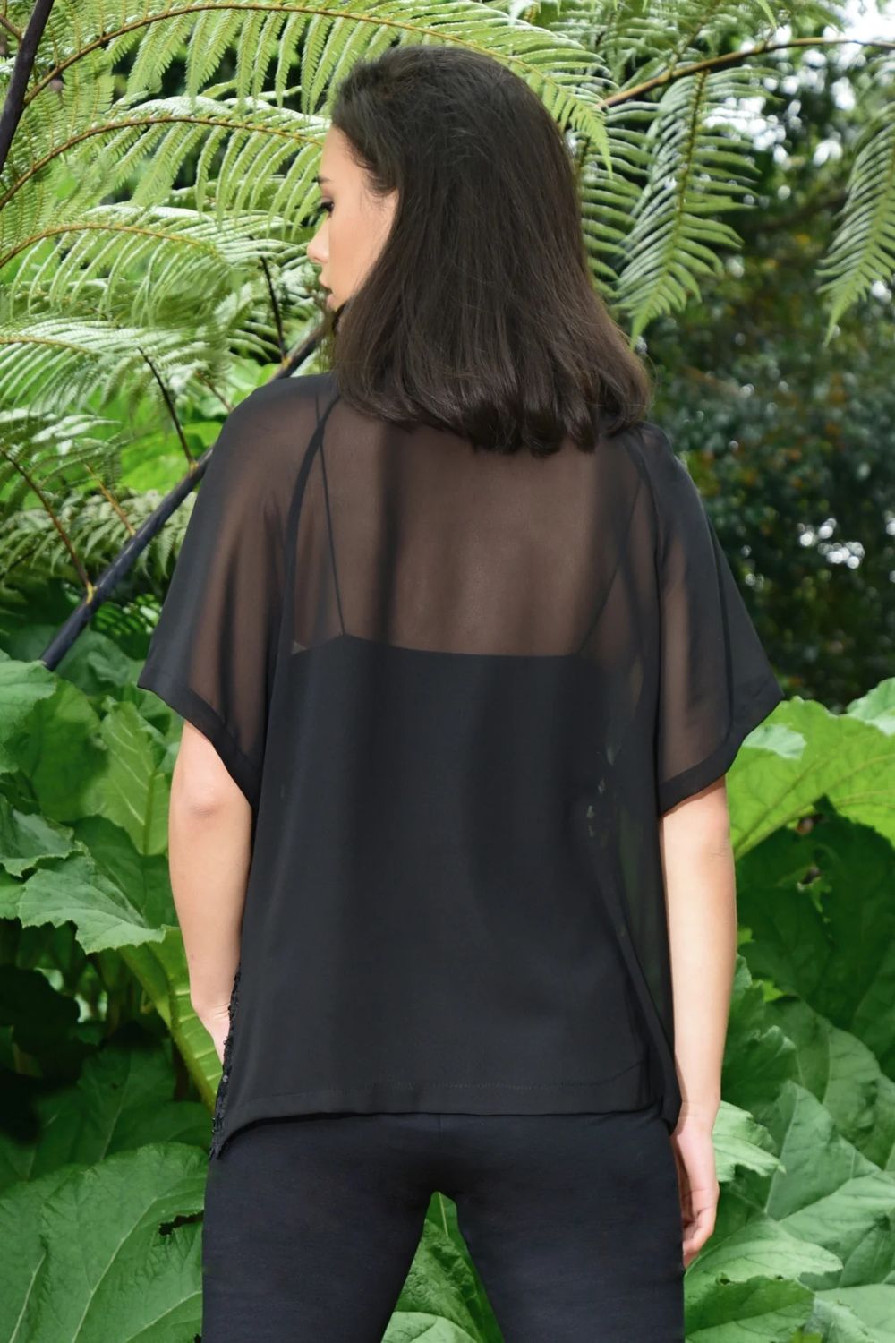 Picture Perfect Top | Black Sparkle