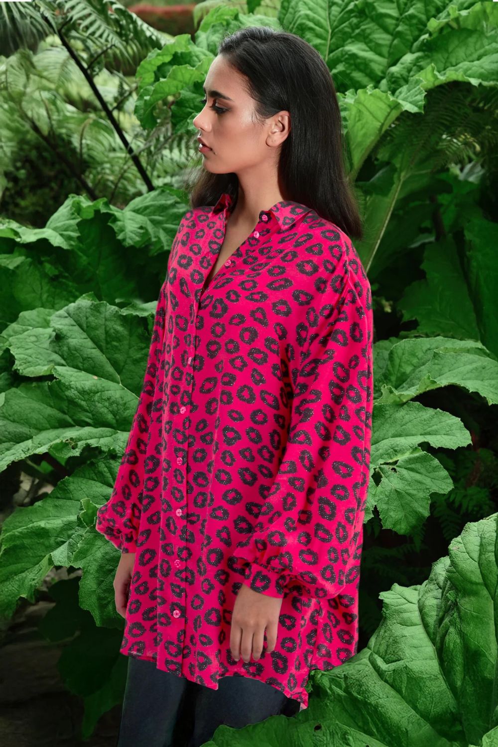 Anything But Ordinary Shirt | Pink Leopard
