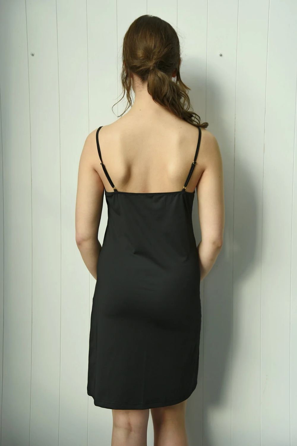 Slip Away With Me Slip | Black