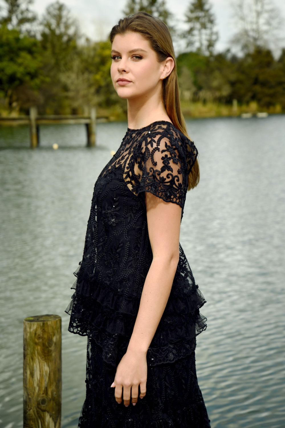 Drink, Bling & Be Merry Top | Black Sequin