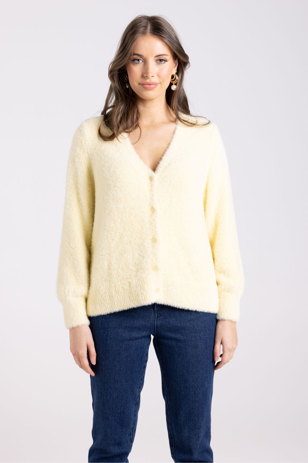 Fluffy Cardigan | Sunshine