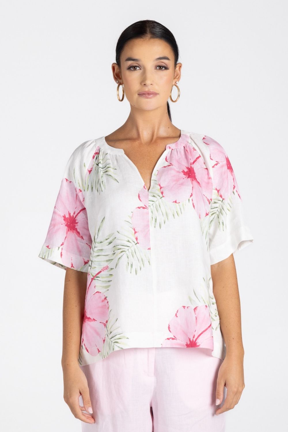 Tropical Keyhole Top | Tropical