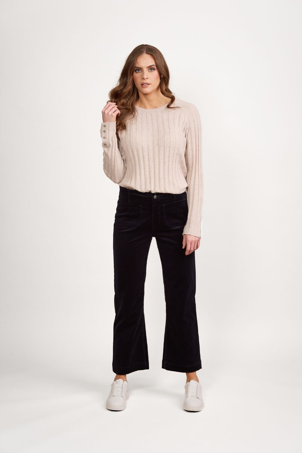 Wide Leg Pant | Midnight