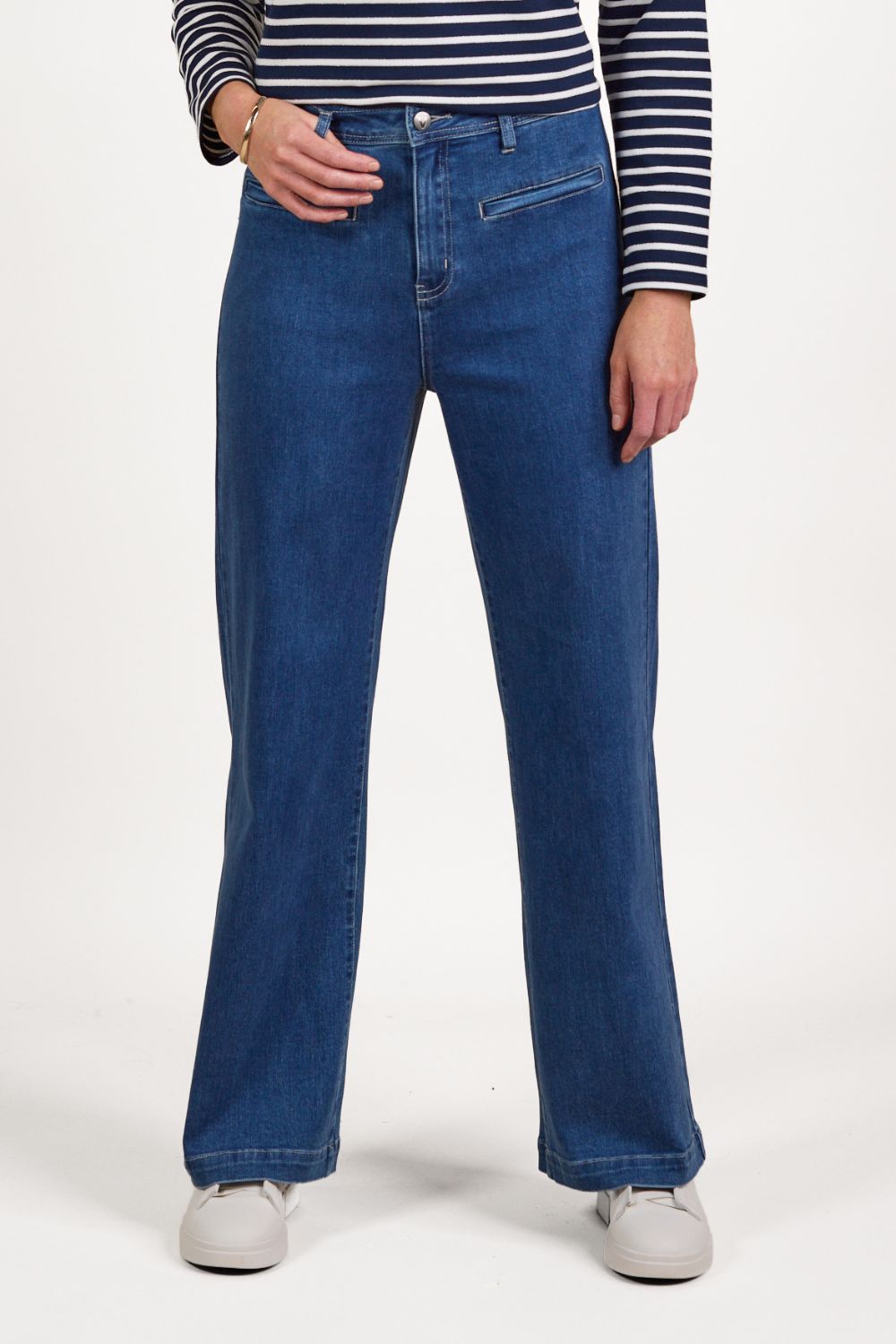 Wide Leg Jean | Blue Wash