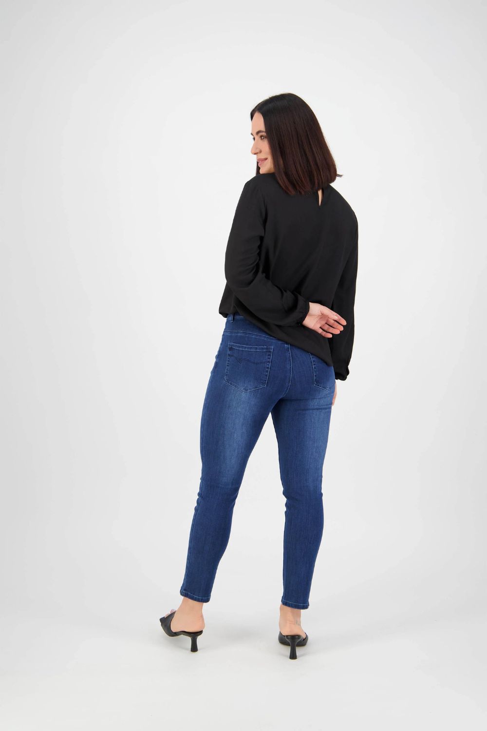 Vassalli Skinny Leg Ankle Grazer Jean | Blue Denim_Shop 12