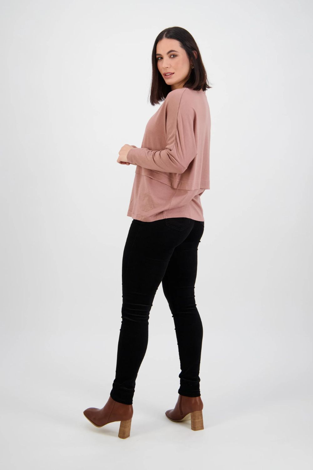 Vassalli Cord Skinny Pull On | Black_Shop12