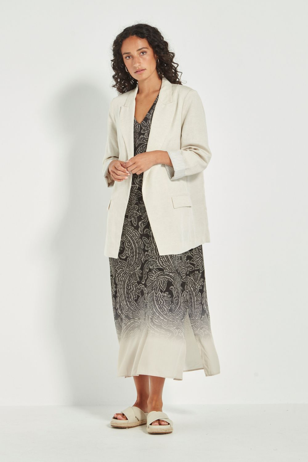 Yara Blazer | Cashew