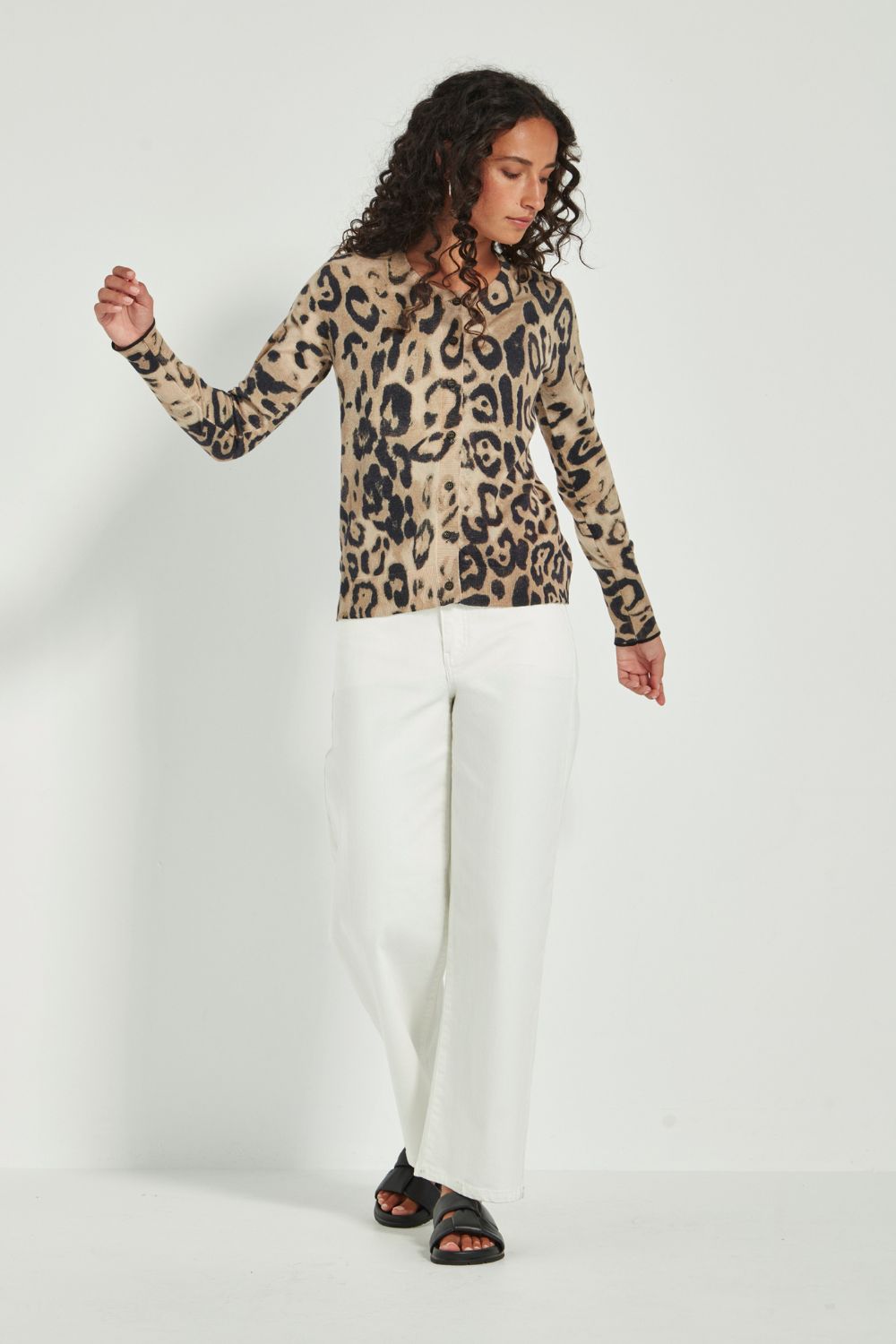 Mantra Cardi | Animal Print