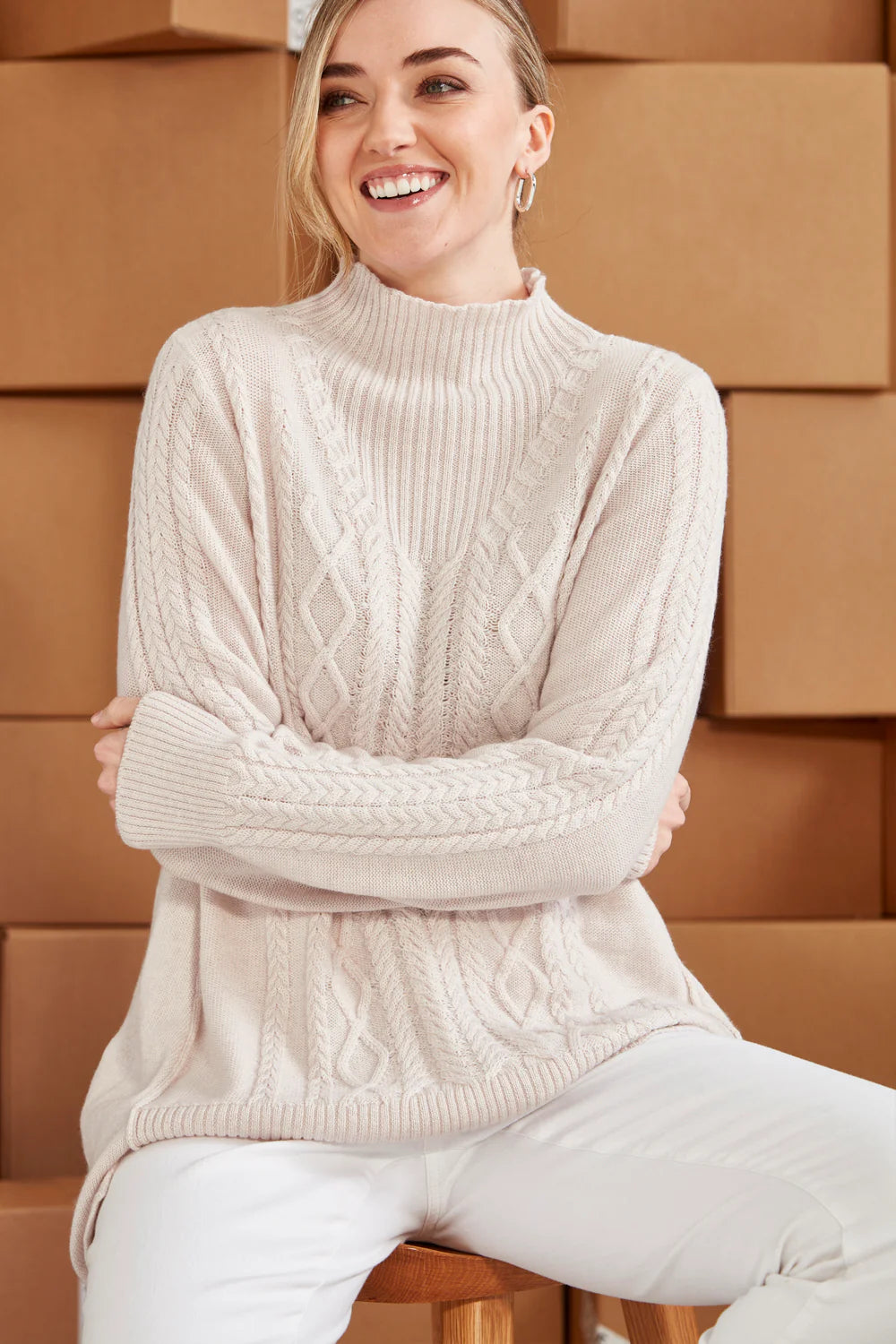 Whisper Sweater | Bone