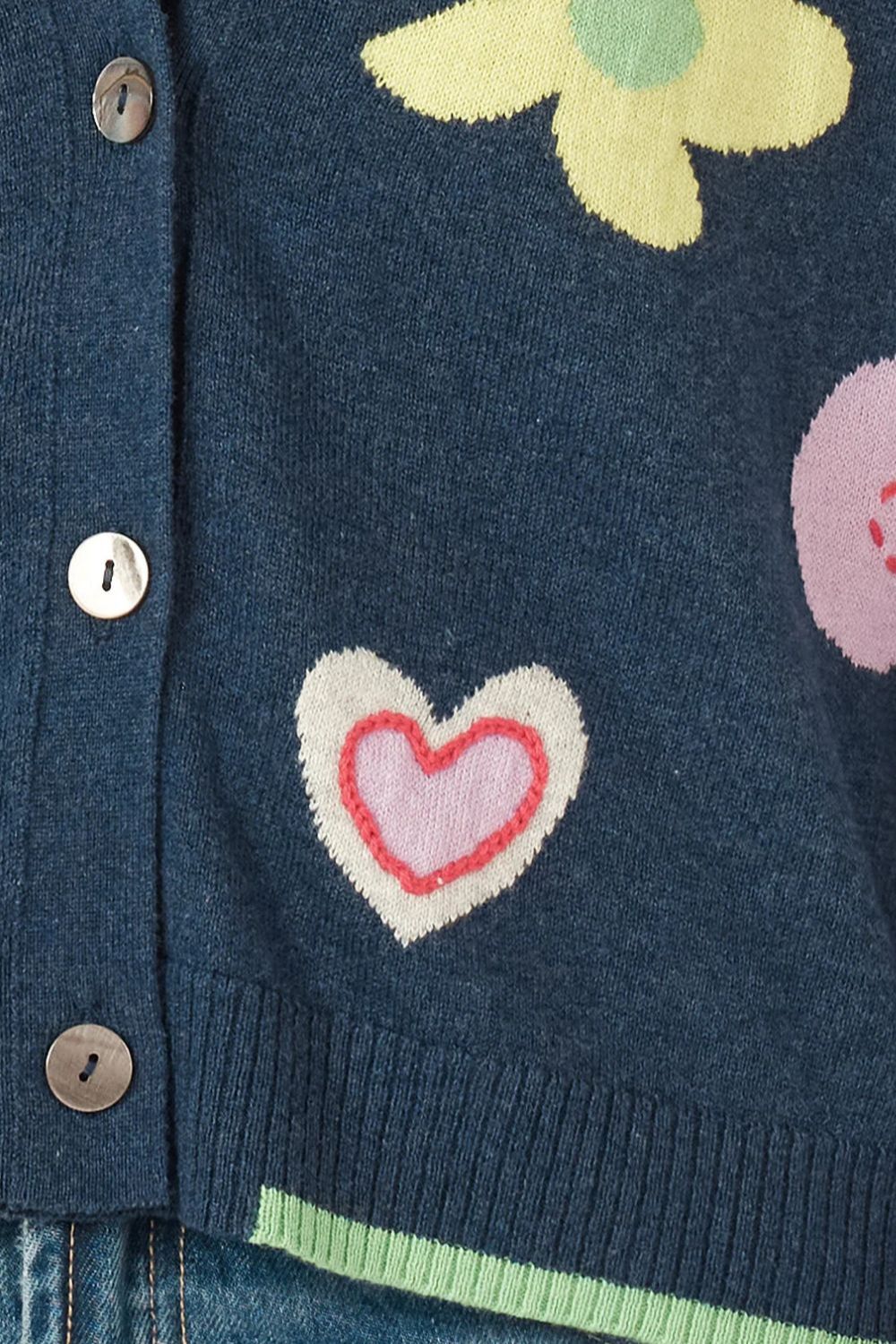 Happy Cardi | Denim