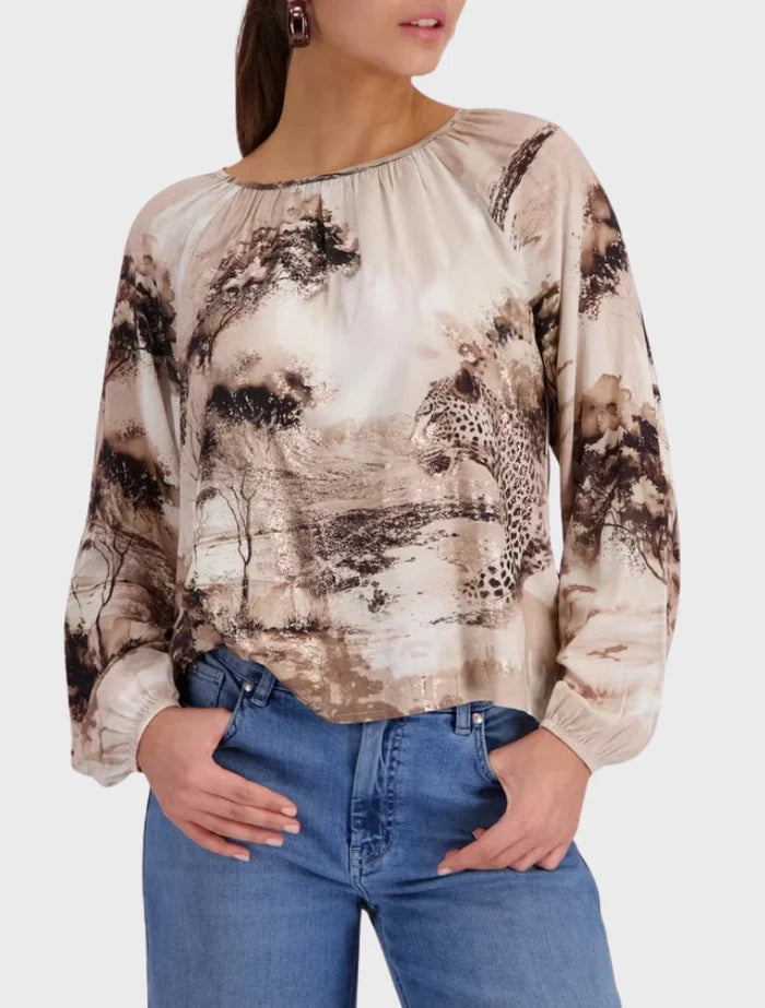 all Over Savannah Blouse