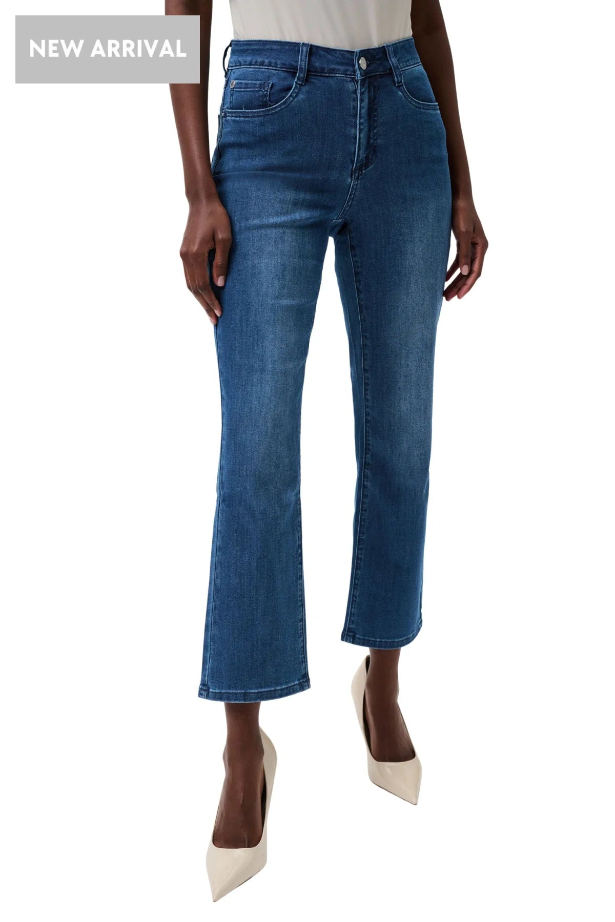 Margot Featherweave Denim Jeans | Mid Blue