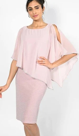 Diamante Sheath Dress. |. Blush