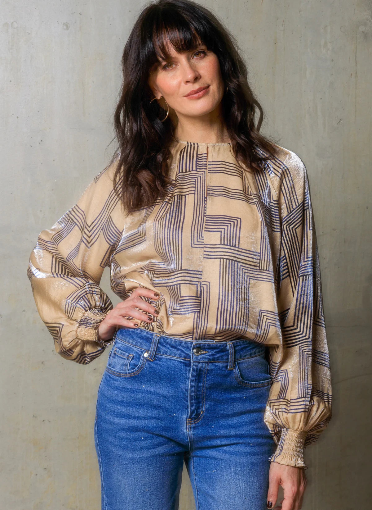 Billie Blouse | Sand