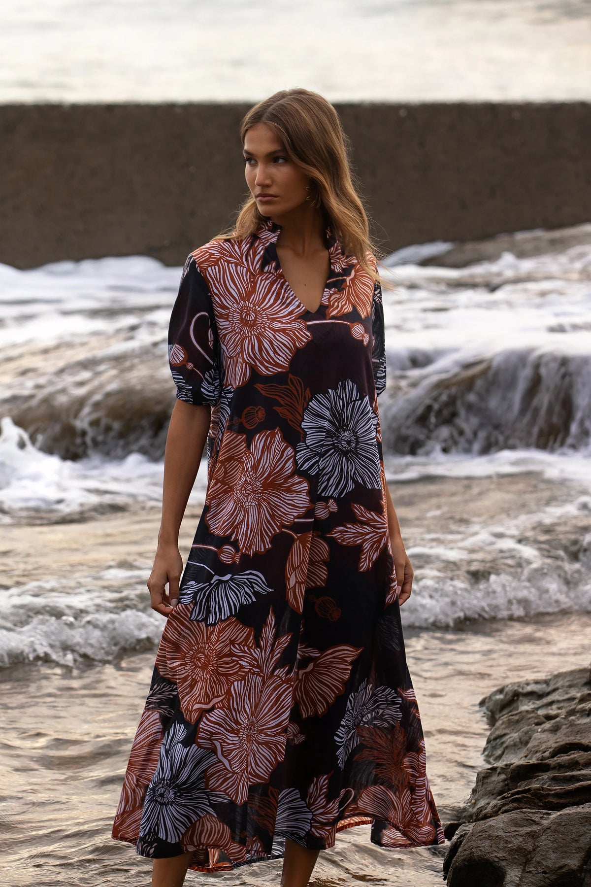 Long Grace Dress | Desert Poppy