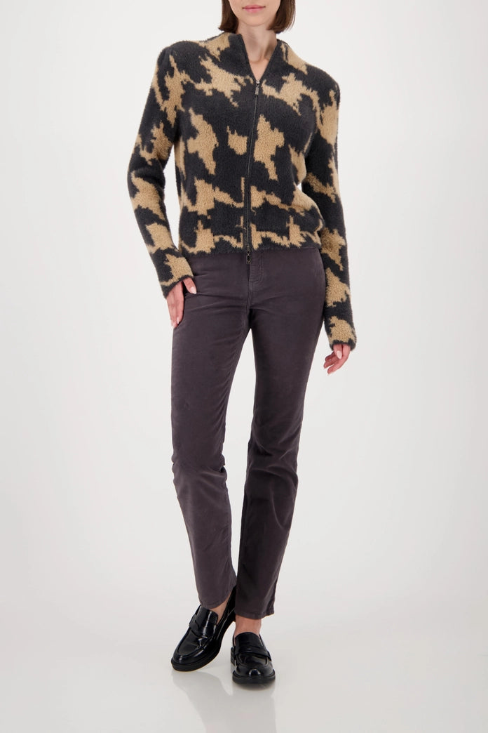 Houndstooth Cardigan Jacket