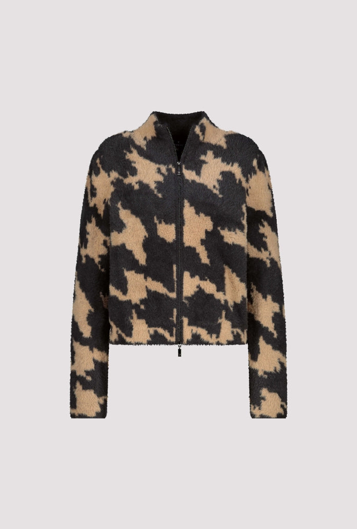Houndstooth Cardigan Jacket