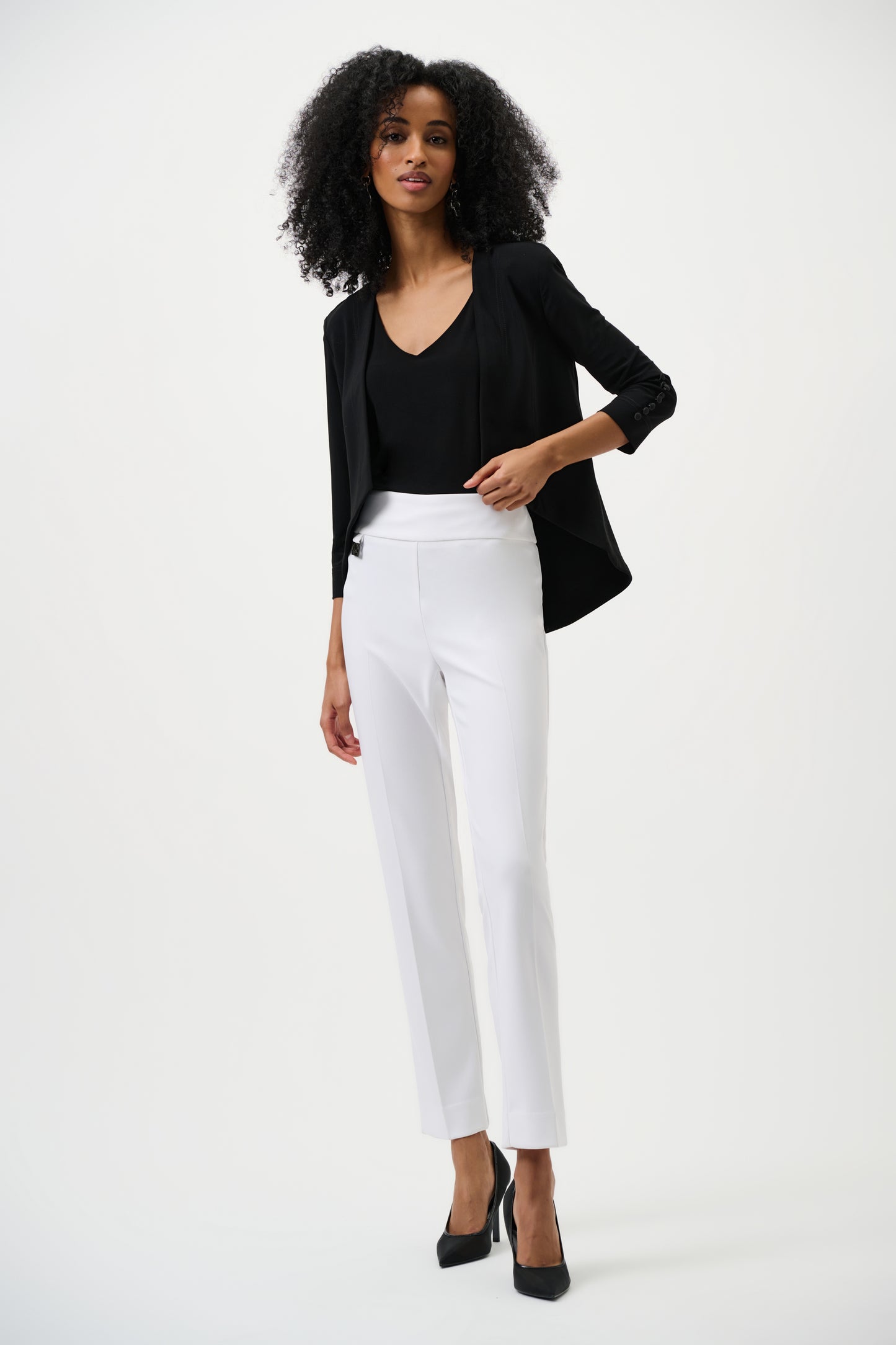 Classic Tailored Slim Pant | White