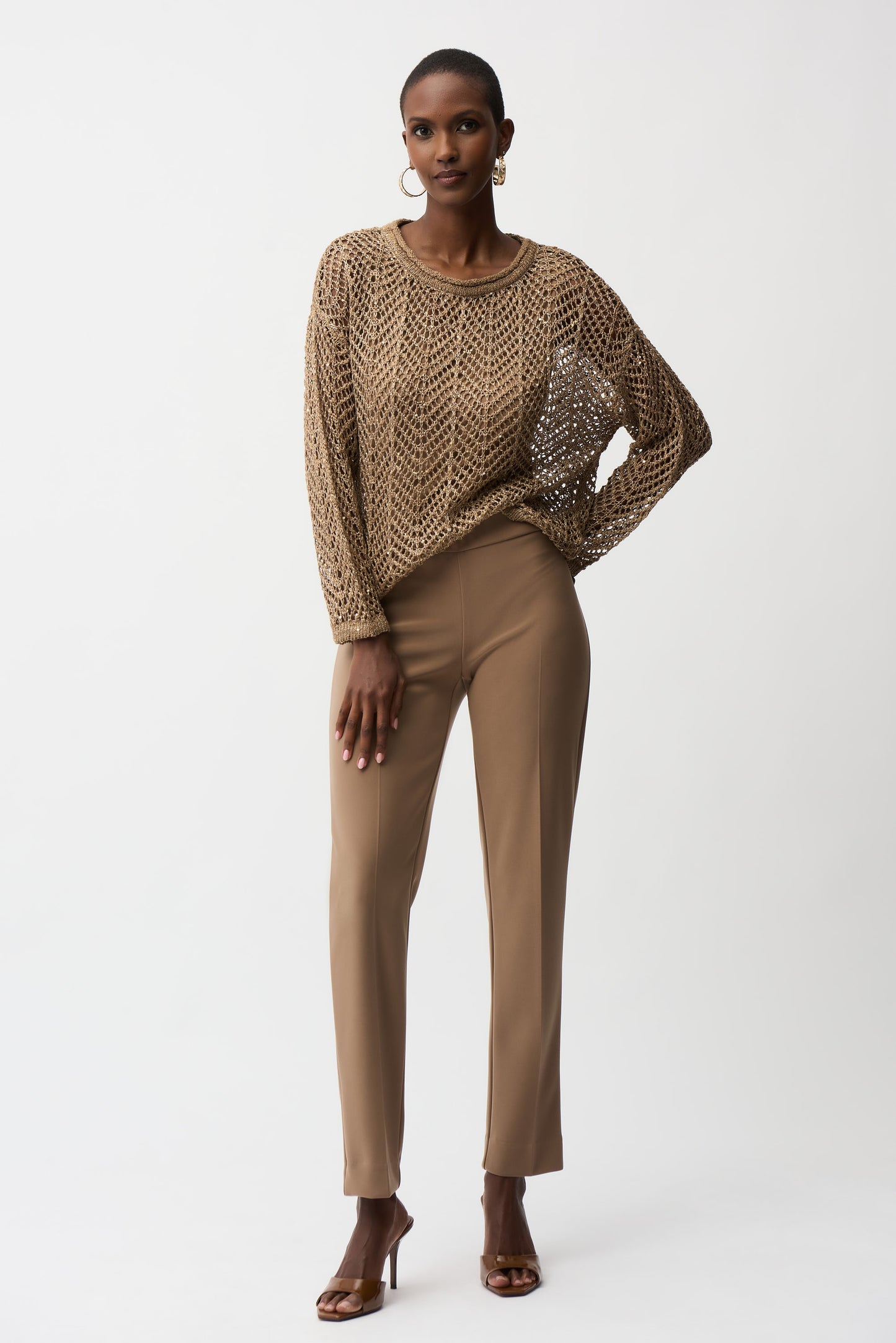 Classic Tailored Slim Pant | Tigers Eye
