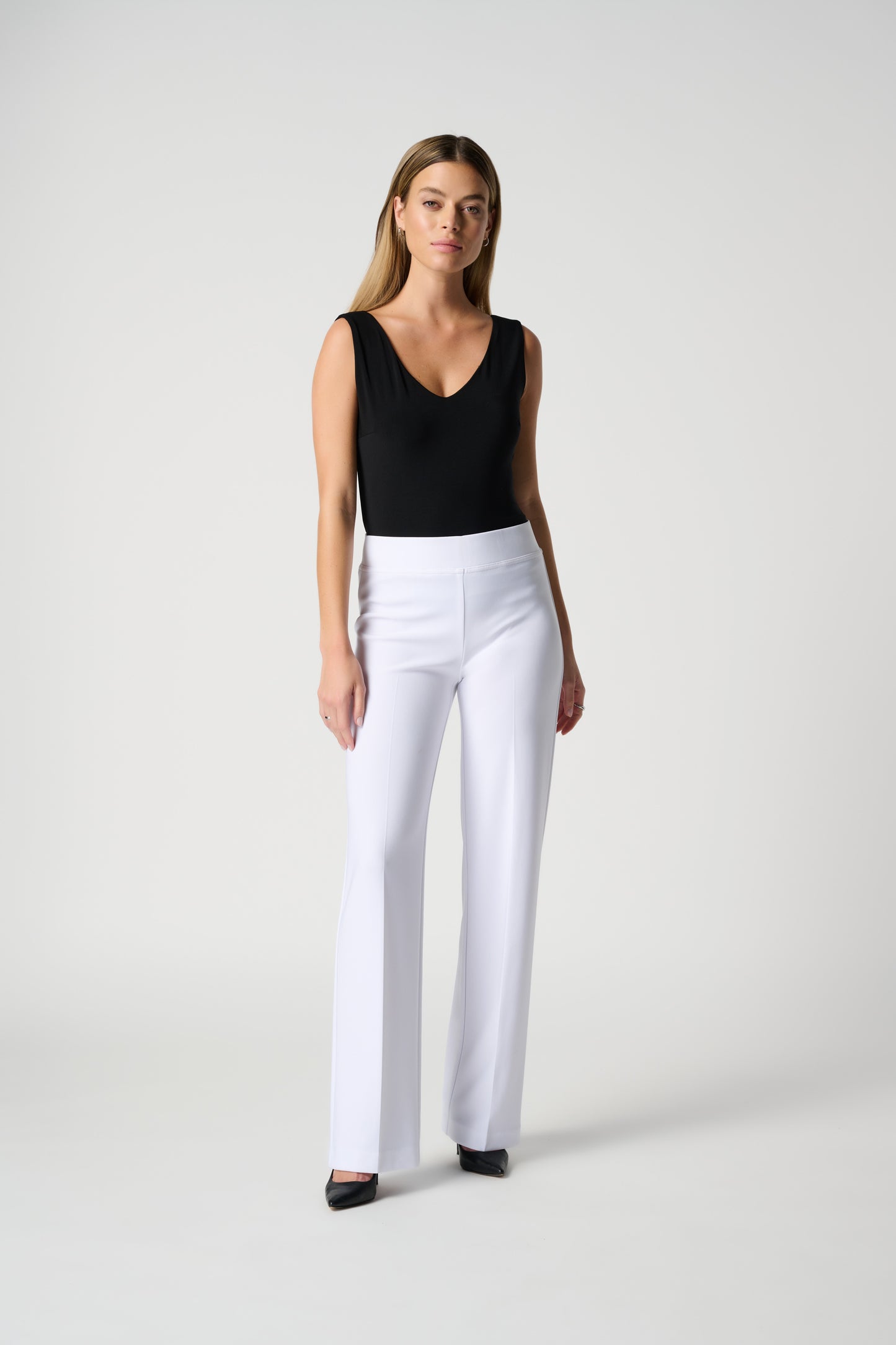 Classic Wide Leg Pant | White