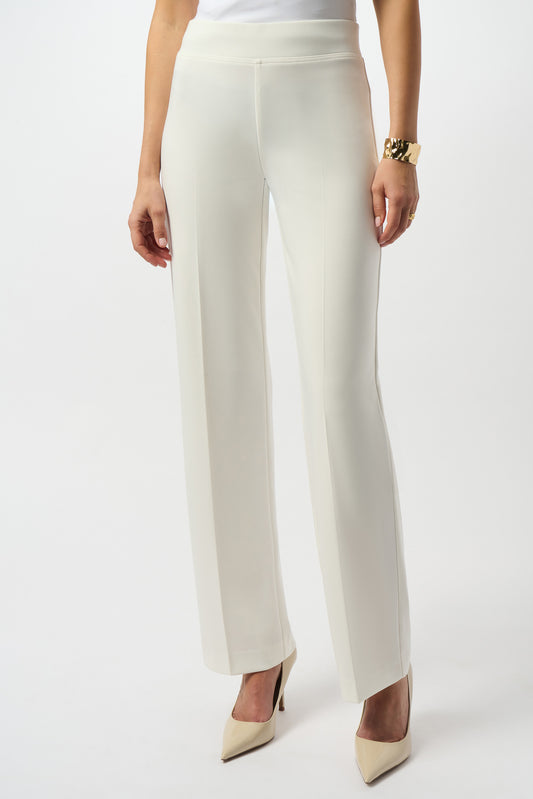 Classic Wide Leg Pant | White