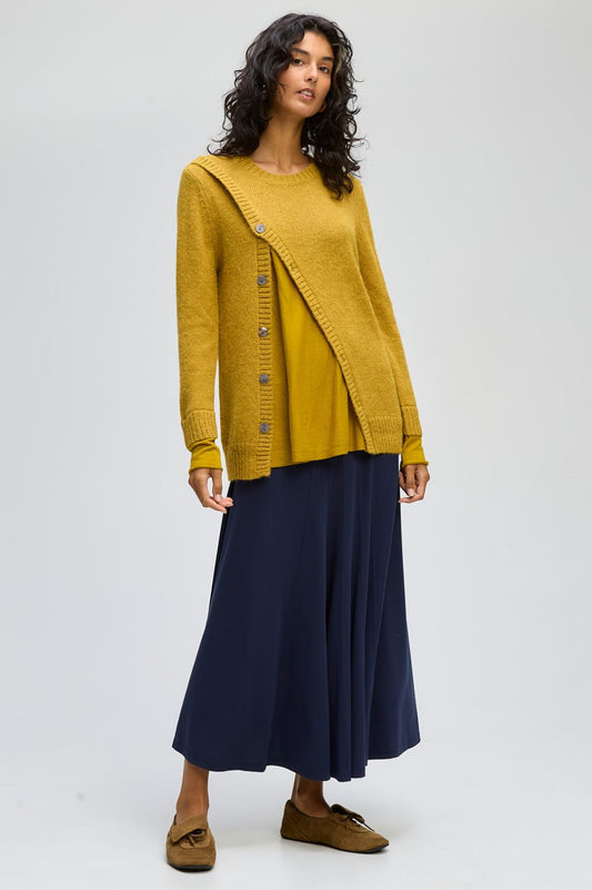 Button Detail Jumper | Ochre