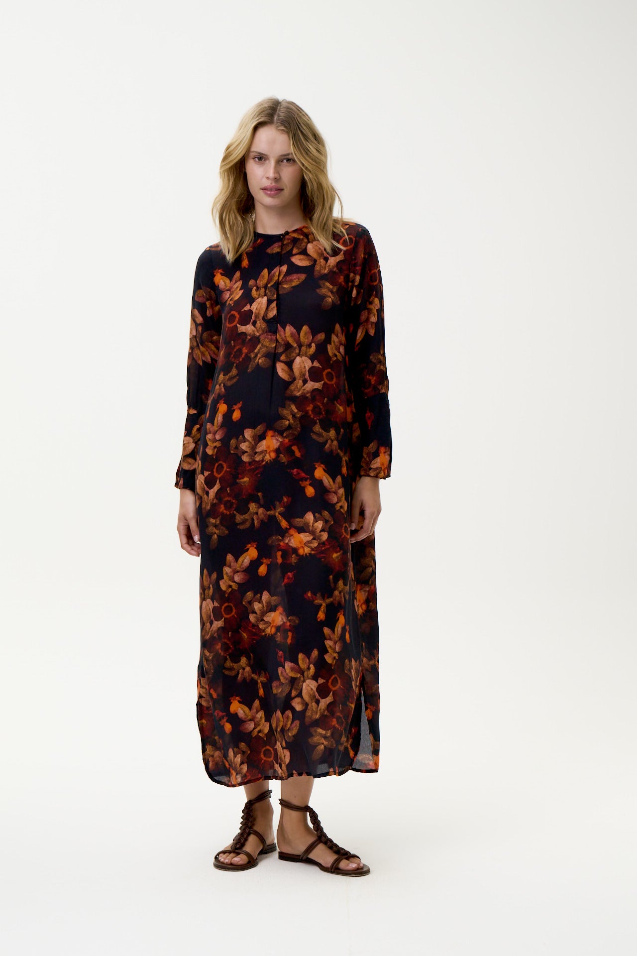 Long Genie Dress | Panarea Navy