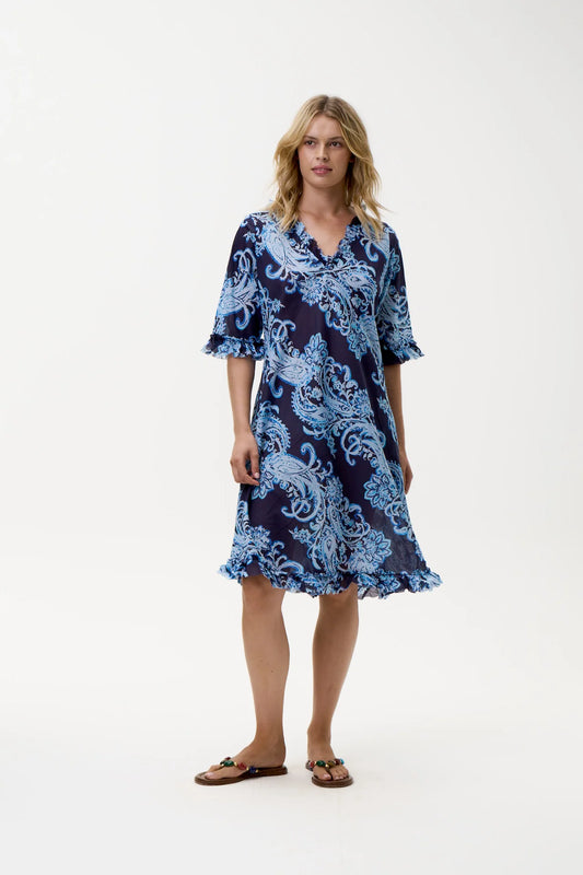 Middy Indi Dress | Barbuda Navy