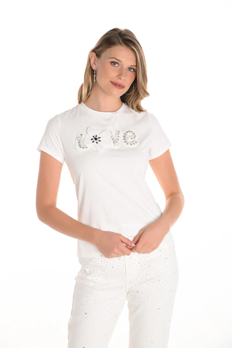 Detail White Tee