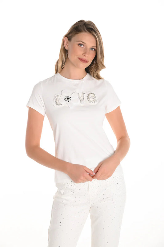 Detail White Tee