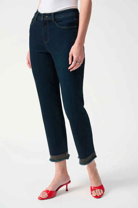Ankle Adorned Jean | Denim