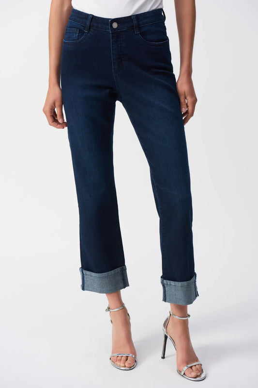 Flare Crop Stretch Jeans | DENIM
