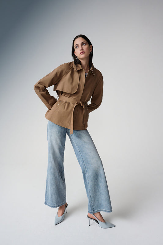 Goldie Classic Wide-Leg Stretch Jeans | Light  Blue Denim