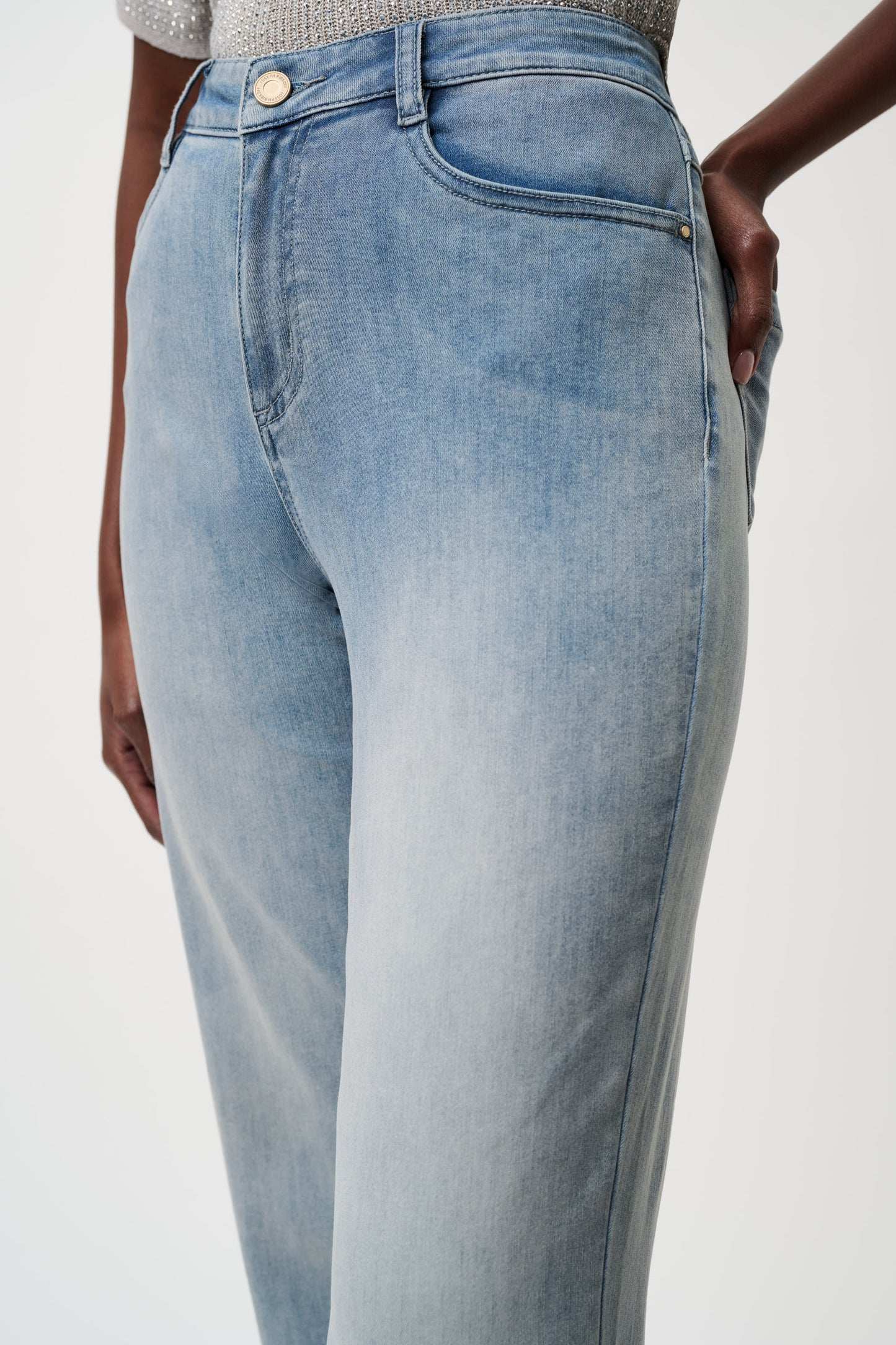 Margot Classic Straight Leg Jeans | Light Blue Denim