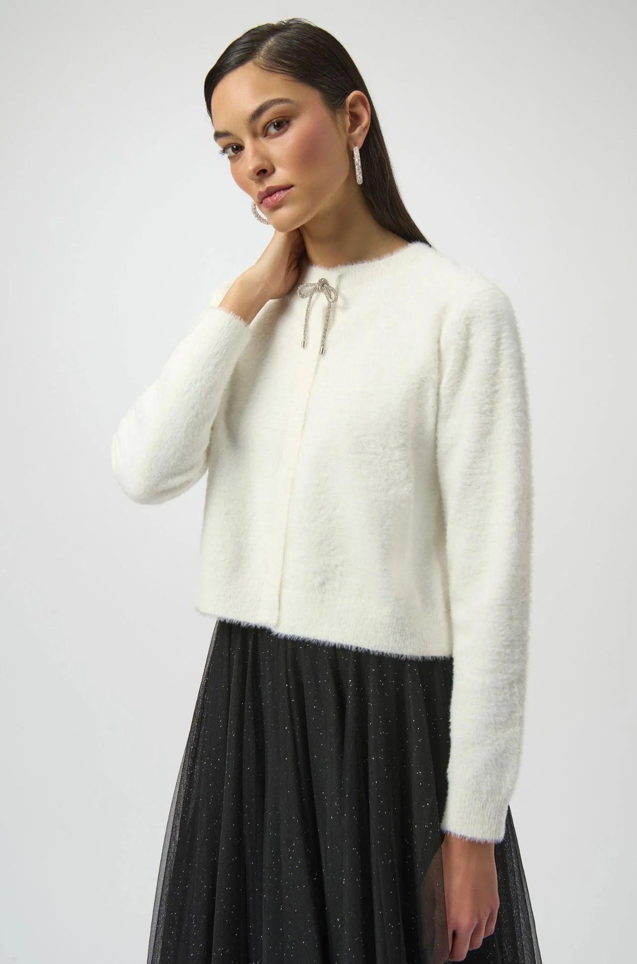 Feather Yarn Cardigan