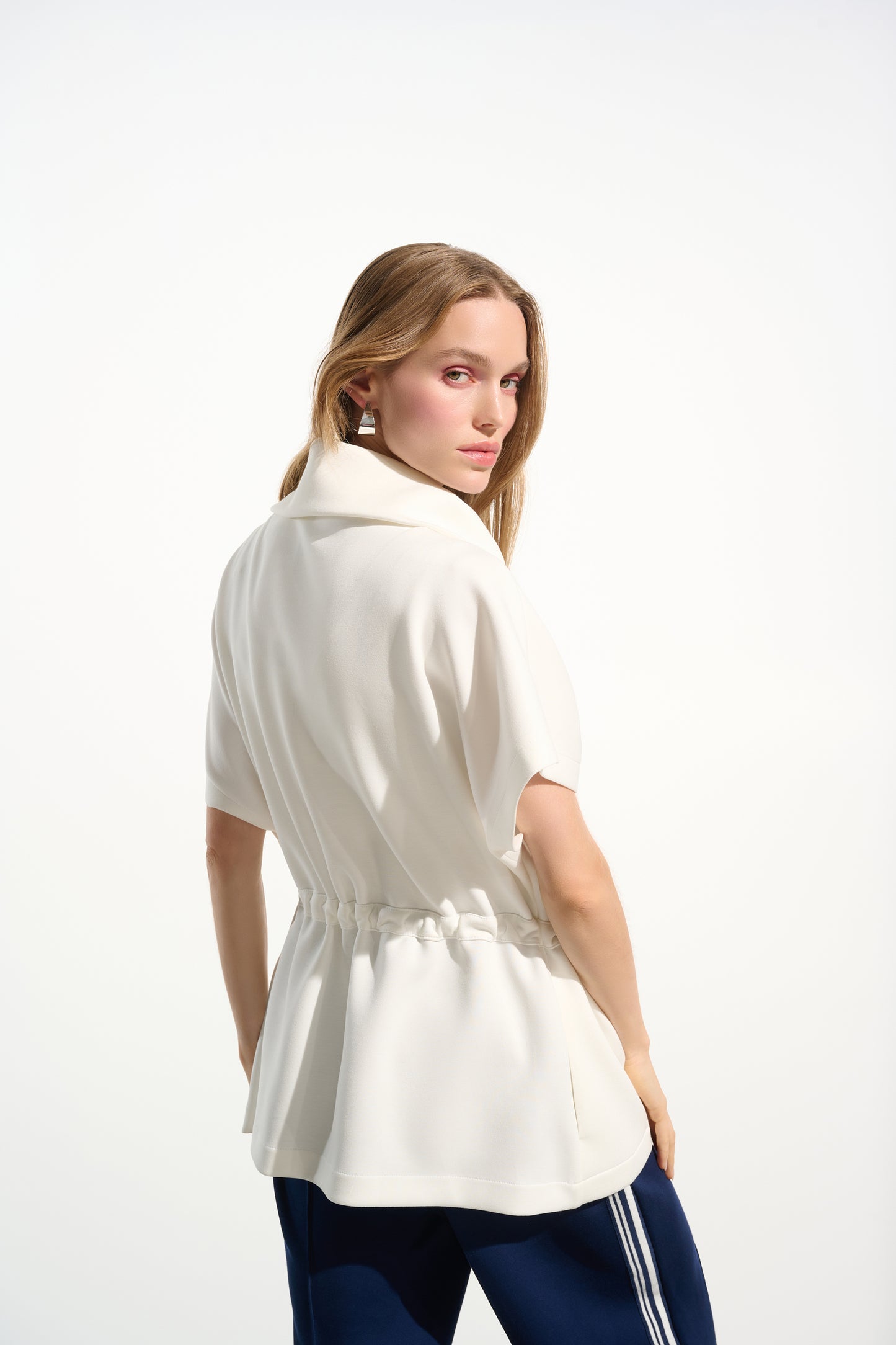 Scuba Boxy Drawstring Jacket | Off White