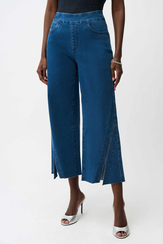 Cullotte Jean with Rhinestones | Denim