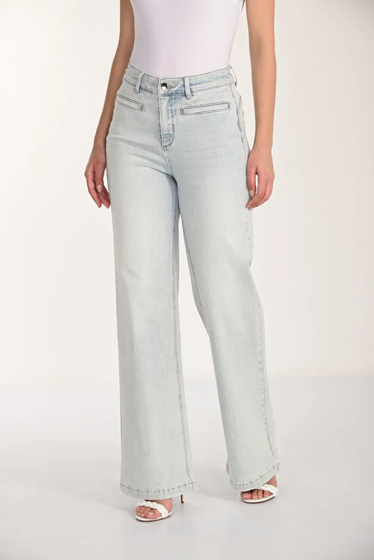 Jean with back rouching| Light Blue