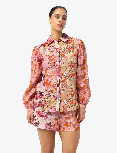 Lola Shirt | Pink Roses