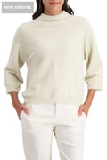 Glamerous Nights 3/4 Sleeve Knit | Almond