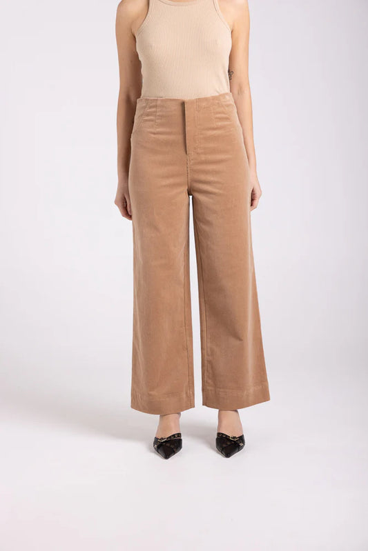 Cord 7/8 Wise Pant | Camel