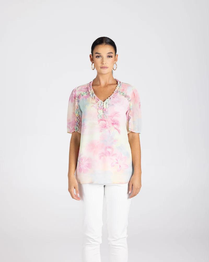 Sunset Ruffle Top | Sunset