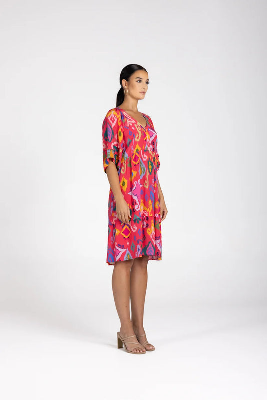 Short Ikat Dress | Multi