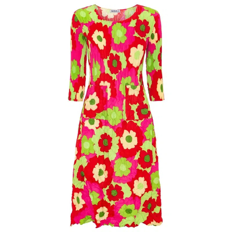 3/4 Sleeve Smash Pocket Dress | Colada-Alquema-Shop 12 Bendigo
