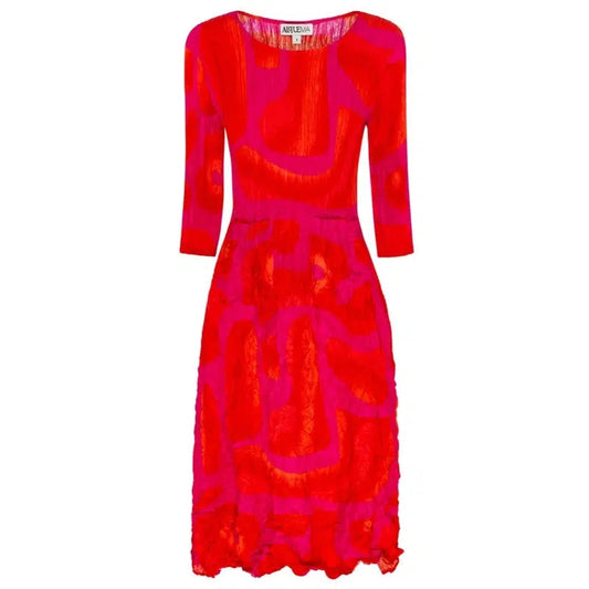 3/4 Sleeve Smash Pocket Dress | Pink Tucson-Alquema-Shop 12 Bendigo