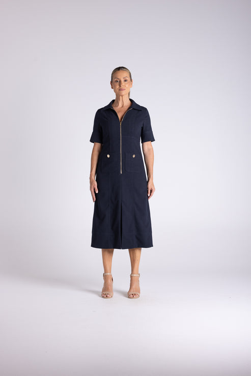 Middleton Midi Dress | Navy