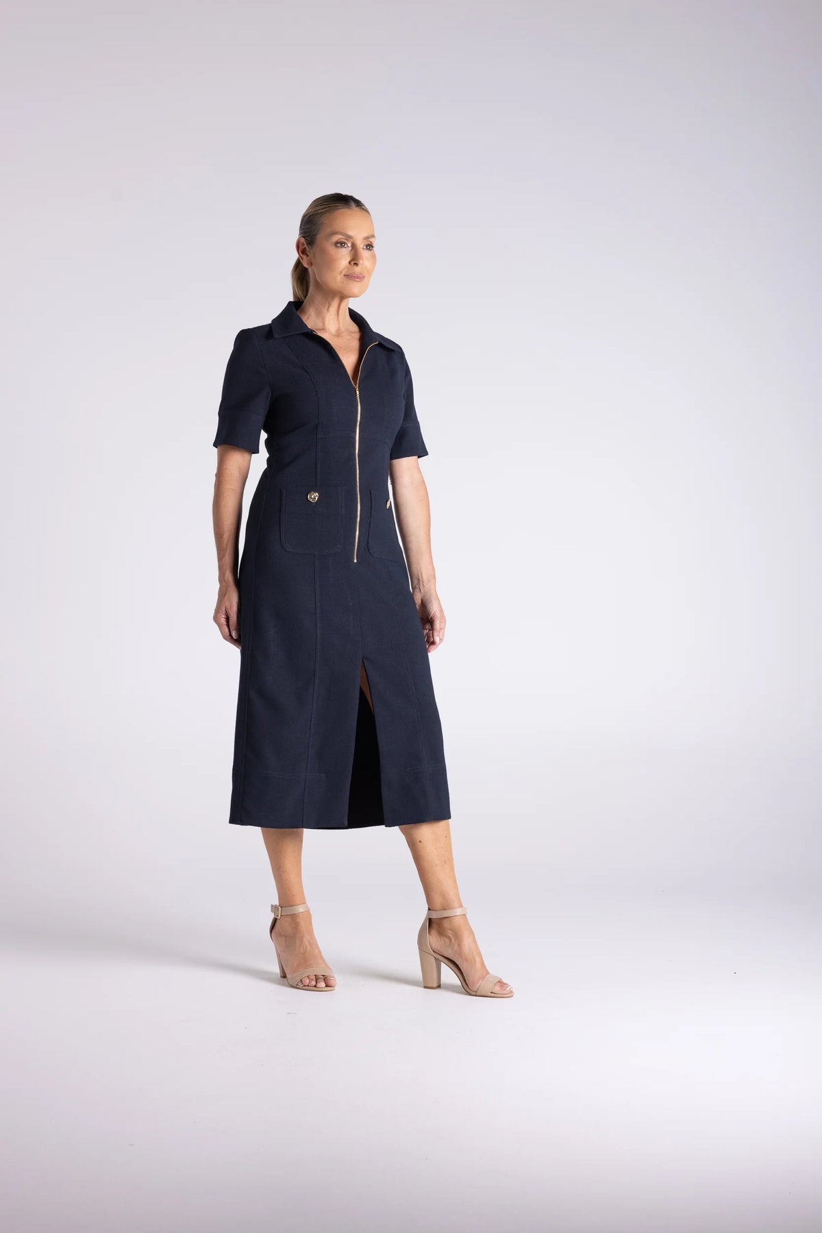 Middleton Midi Dress | Navy