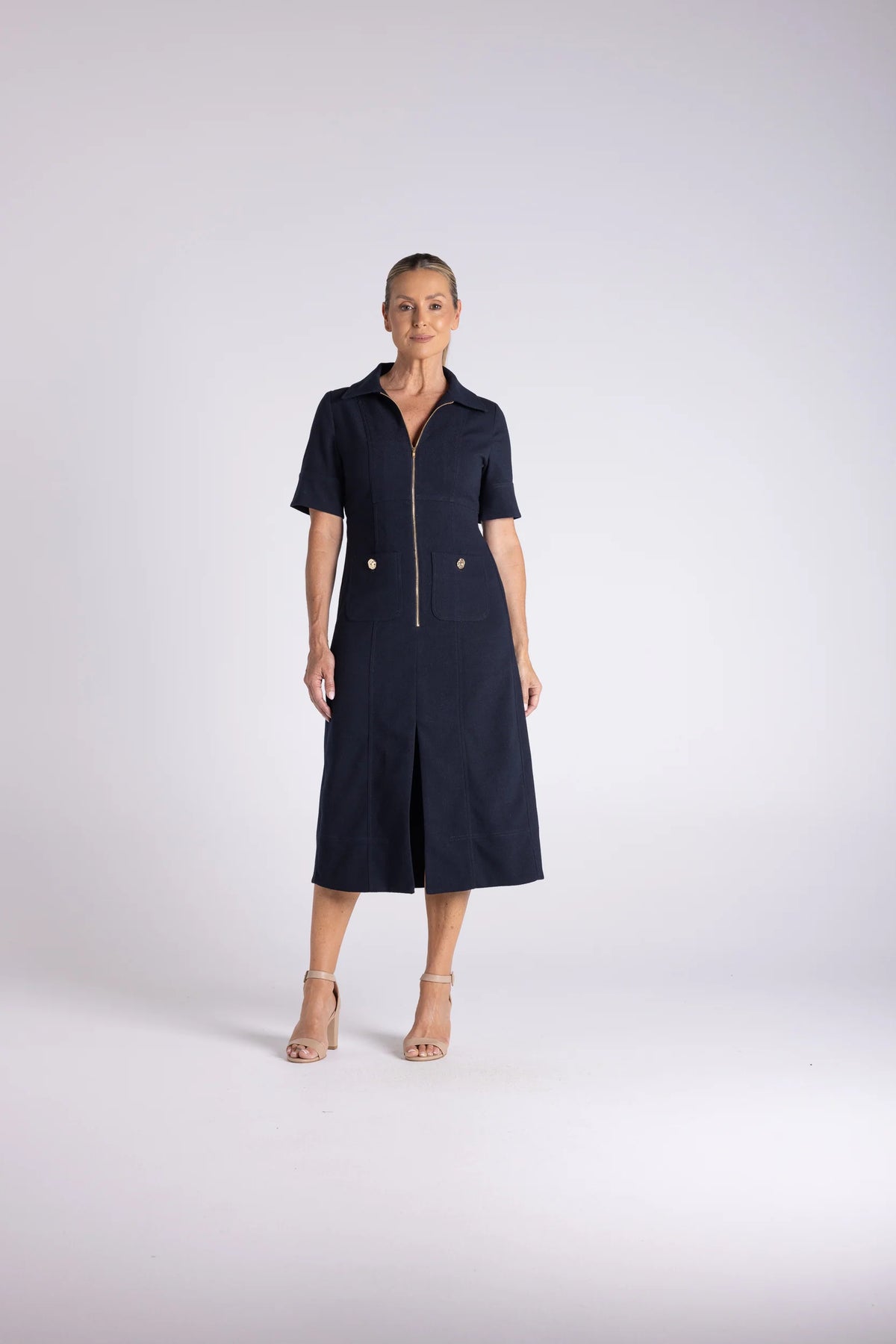 Middleton Midi Dress | Navy