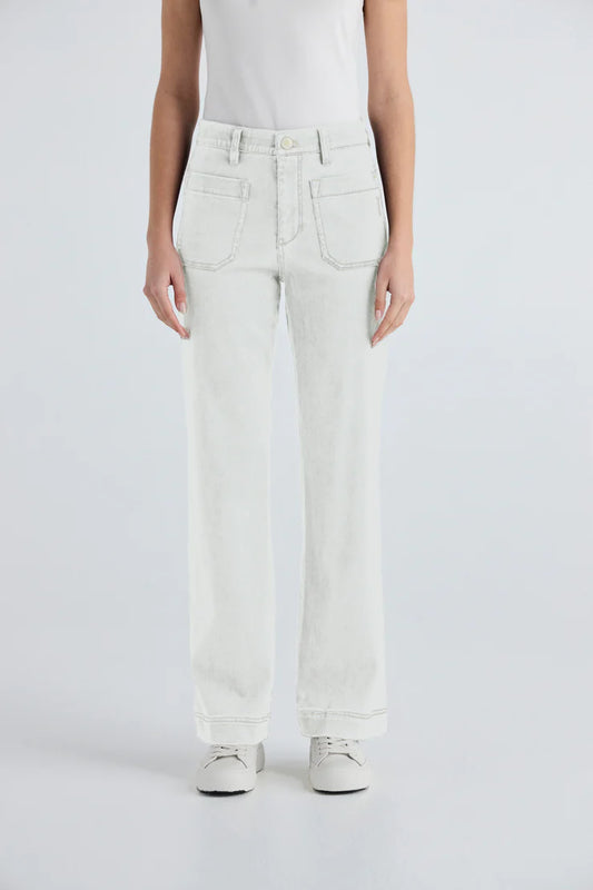 Chrome Jean | White
