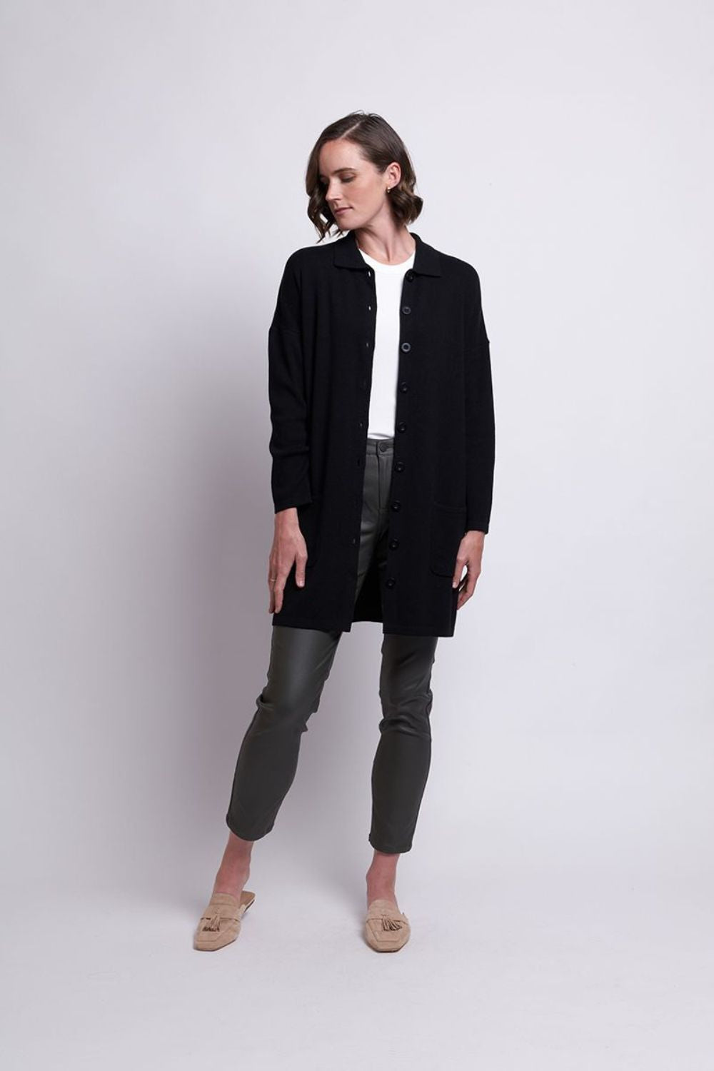 Foil Monacco Coat | Black_Shop12